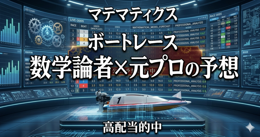 競艇予想 ボートレース予想